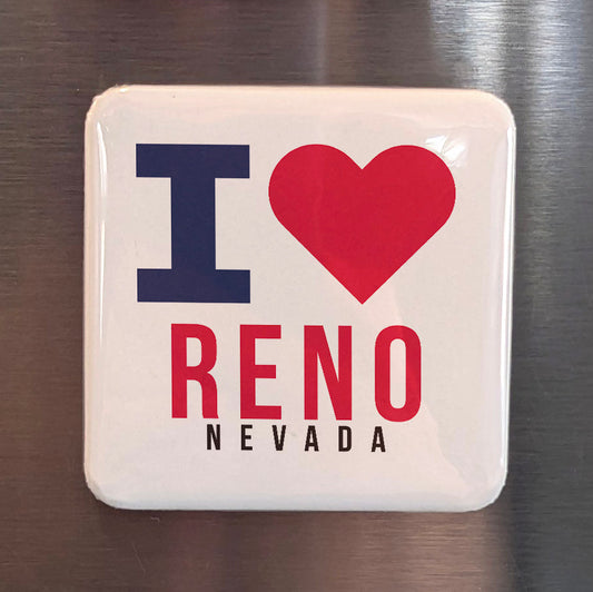Reno Nevada Magnet | The Biggest Little City | 2×2 | Made in Canada - PhiloPerse