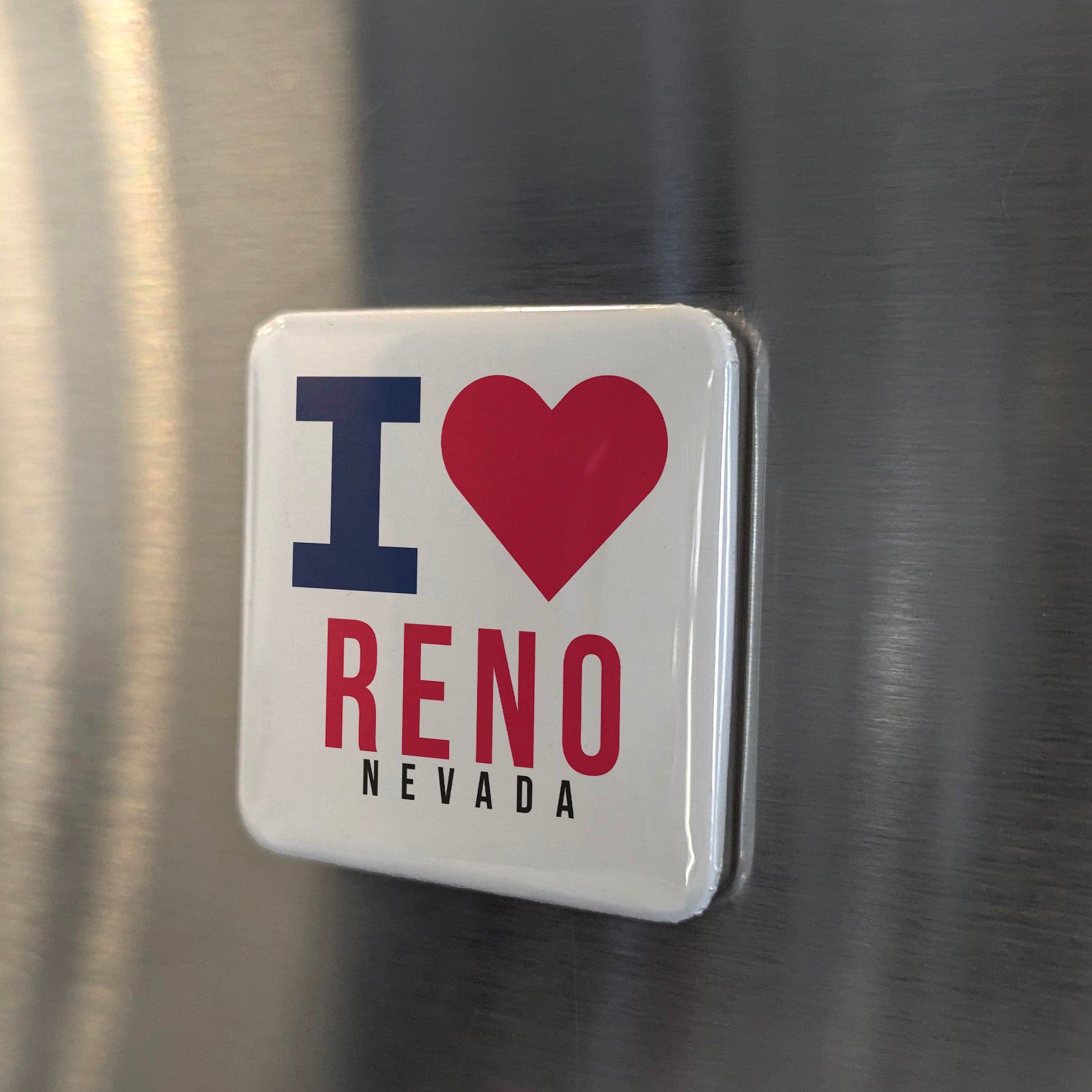 Reno Nevada Magnet | The Biggest Little City | 2×2 | Made in Canada - PhiloPerse