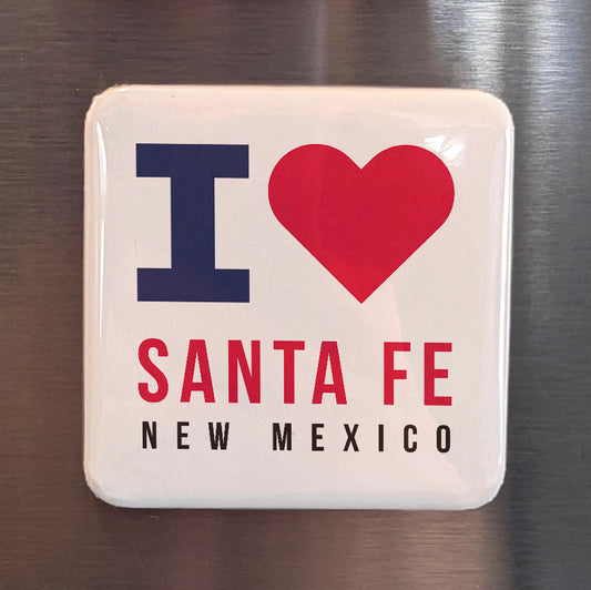Santa Fe New Mexico Magnet | The City Different | 2×2 | Made in Canada - PhiloPerse