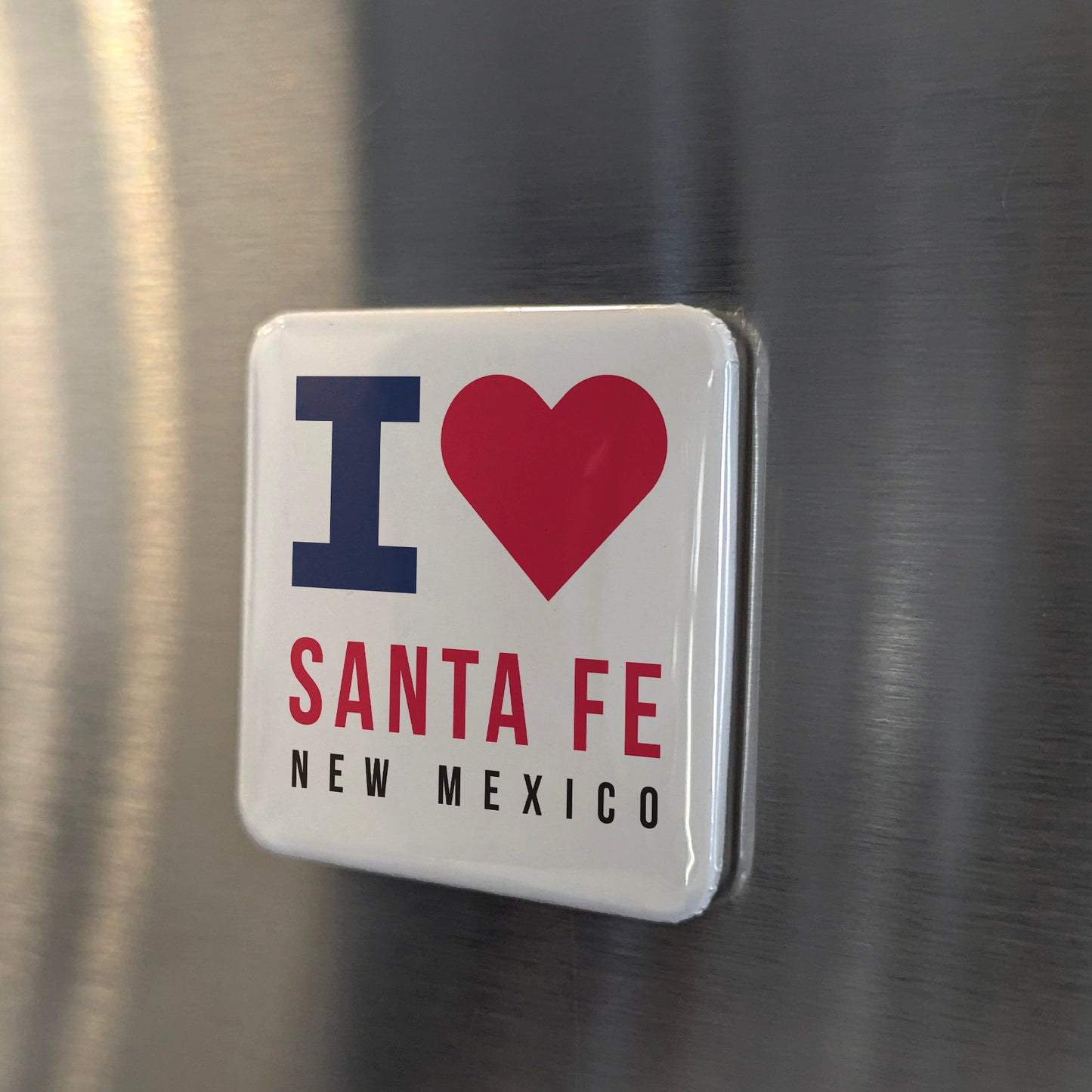 Santa Fe New Mexico Magnet | The City Different | 2×2 | Made in Canada - PhiloPerse
