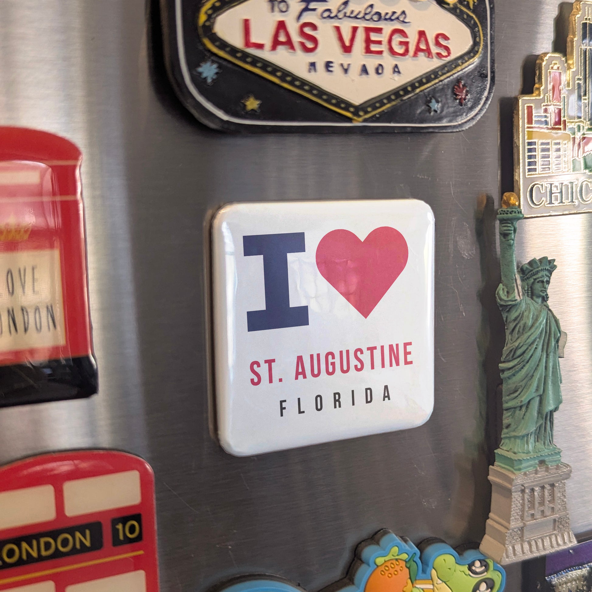 St. Augustine Florida Magnet | The Ancient City | 2×2 | Made in Canada - PhiloPerse