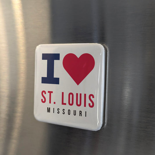 St. Louis Missouri Magnet | Gateway to the West | 2×2 | Made in Canada - PhiloPerse