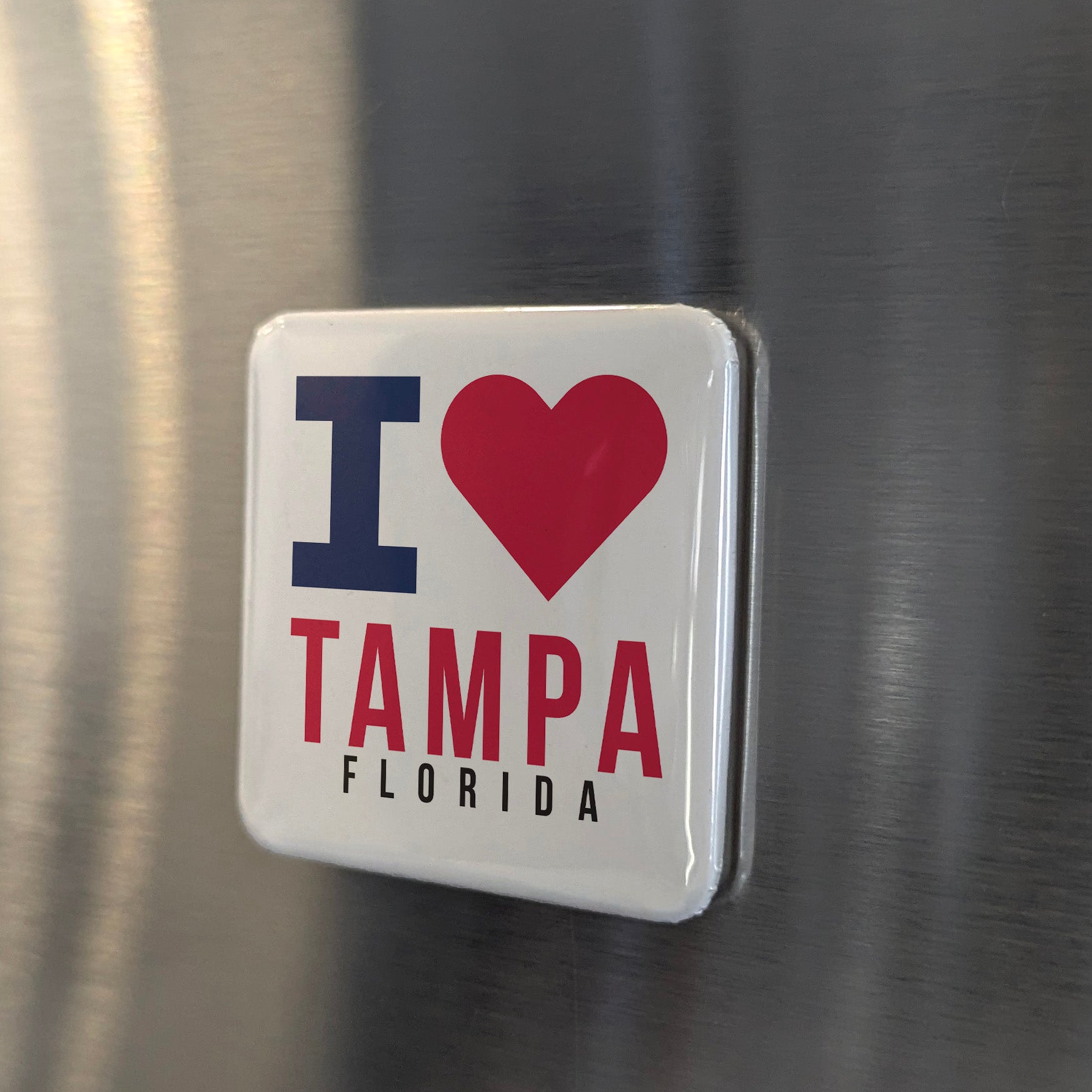 Tampa Florida Magnet | The Cigar City | 2×2 | Made in Canada - PhiloPerse