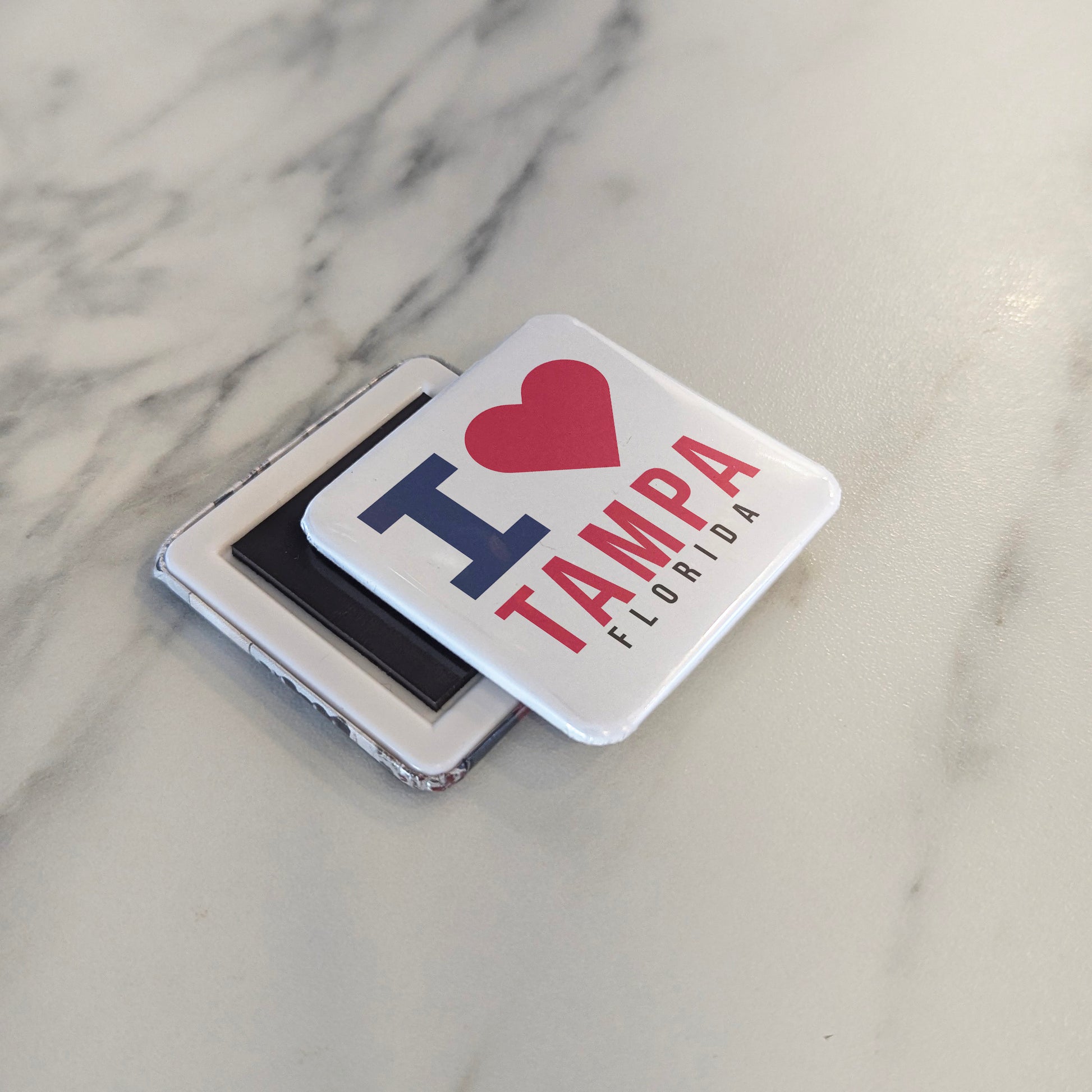 Tampa Florida Magnet | The Cigar City | 2×2 | Made in Canada - PhiloPerse