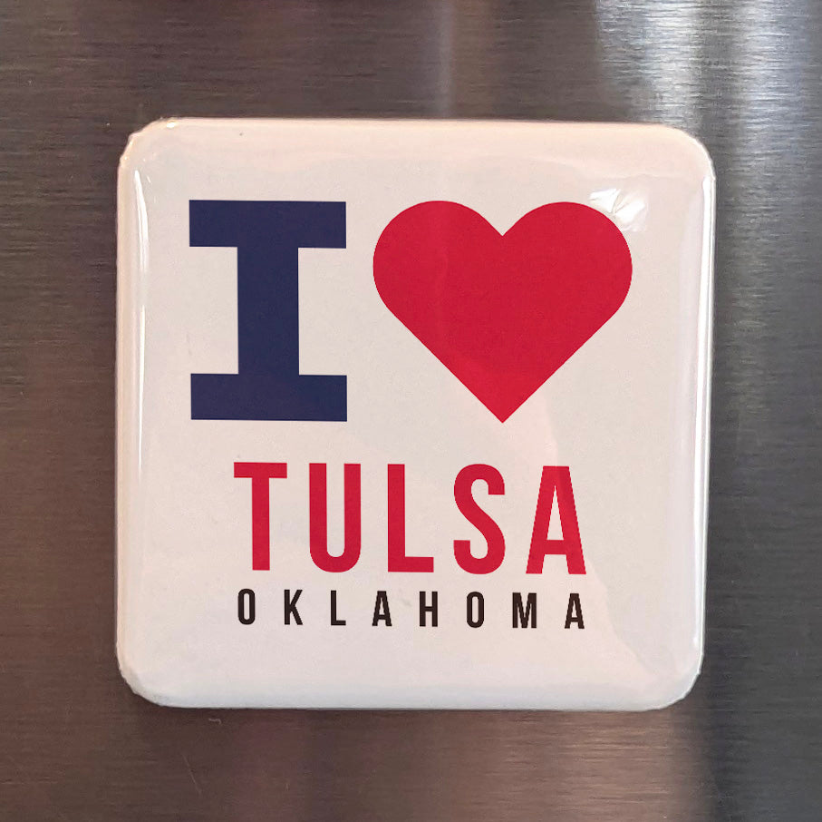 Tulsa Oklahoma Magnet | Oil Capital of the World | 2×2 | Made in Canada - PhiloPerse