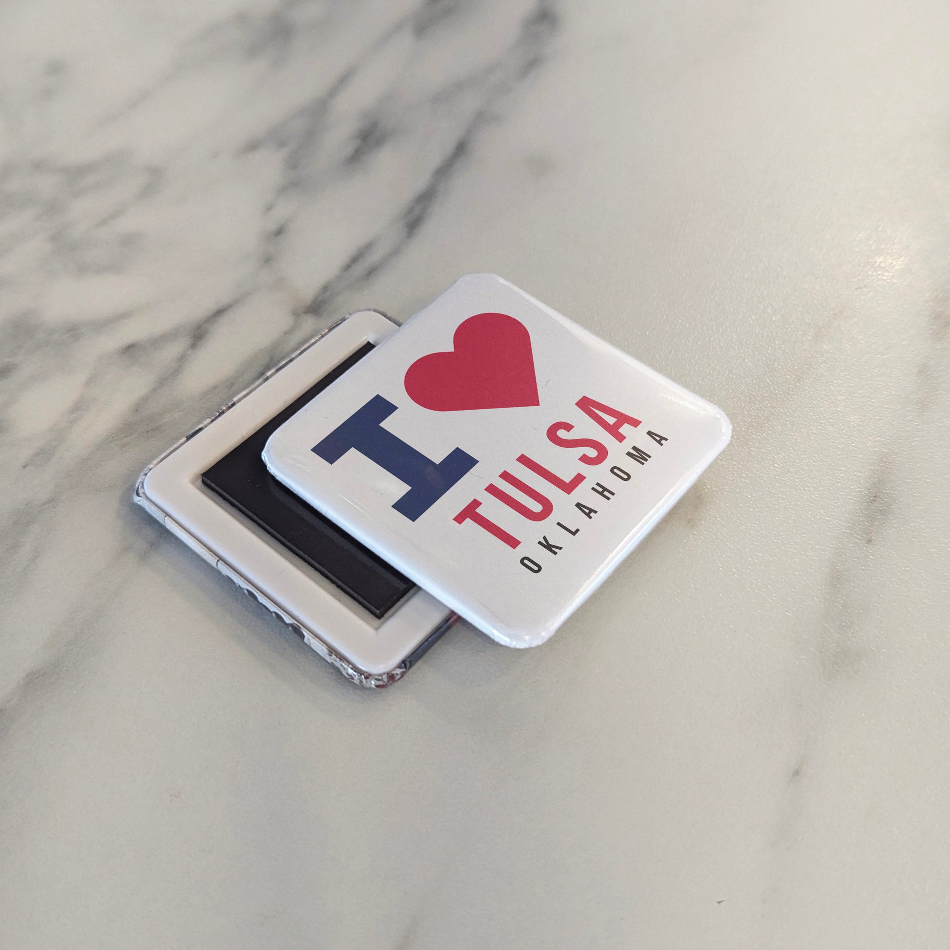 Tulsa Oklahoma Magnet | Oil Capital of the World | 2×2 | Made in Canada - PhiloPerse