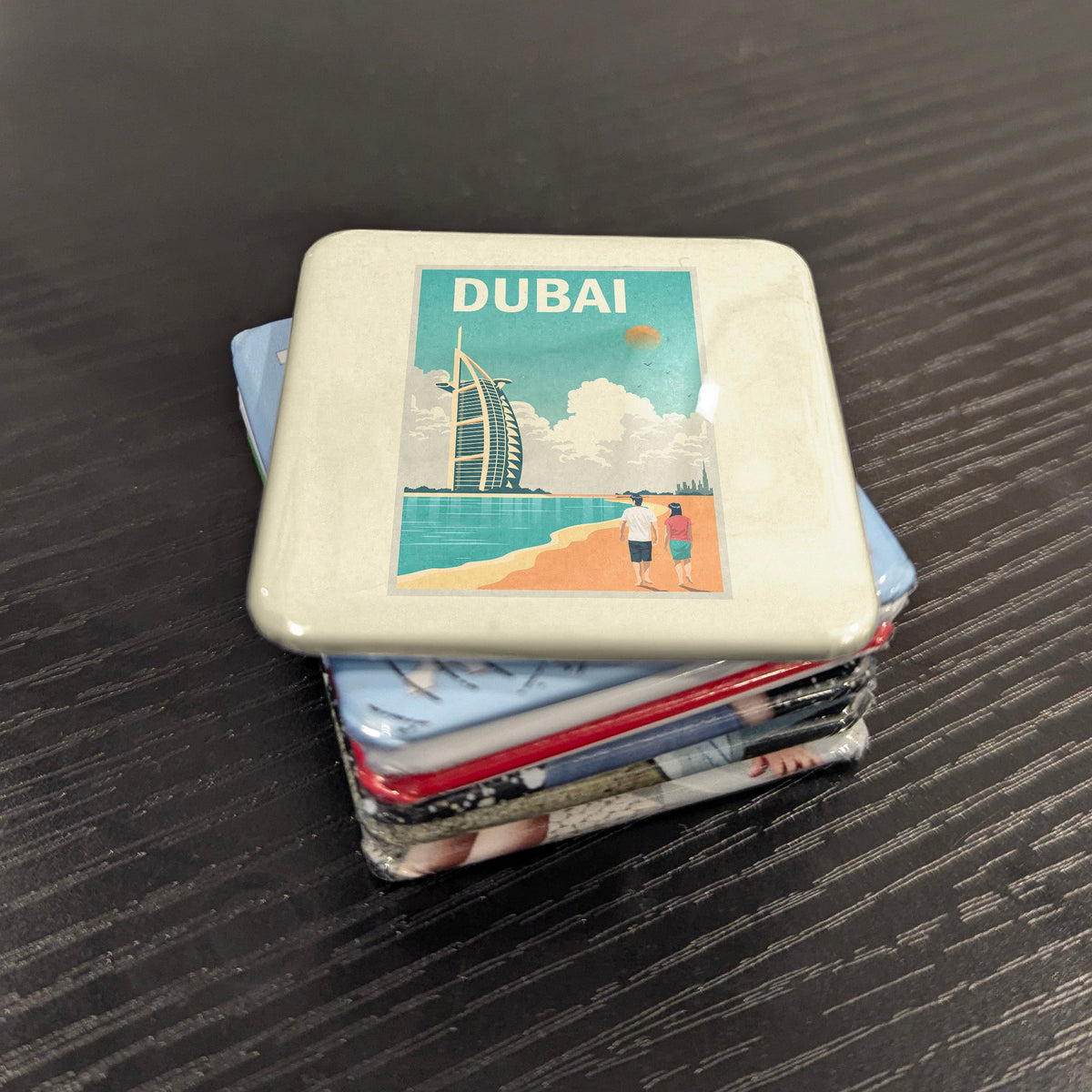 Dubai UAE Asia Magnet | Jumeirah Beach of the Pearl of the Persian Gulf | 2x2 | Made in Canada