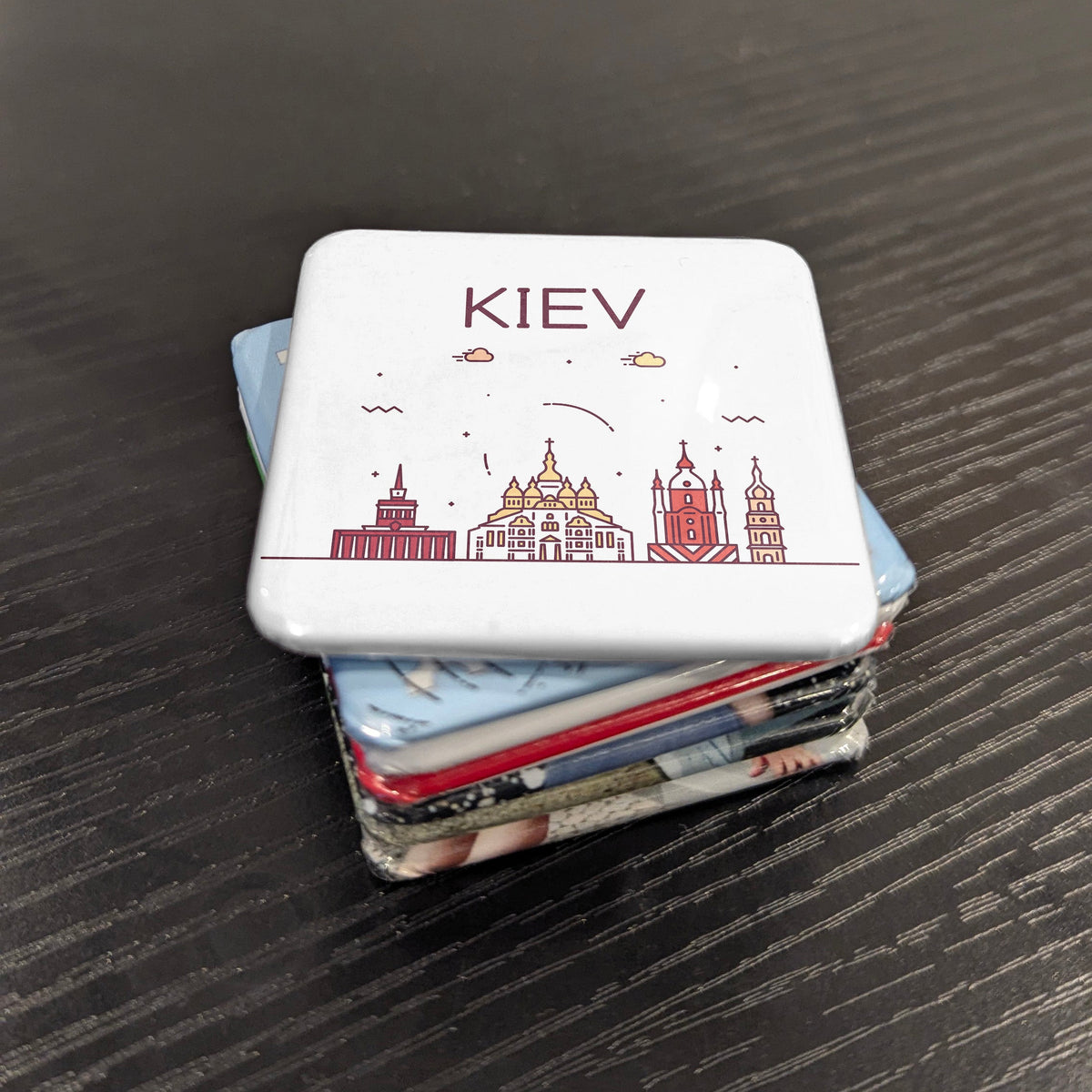 Kyiv Ukraine Magnet | Mother of Slavic Cities and the Golden Domes of the Dnipro | 2x2 | Made in Canada