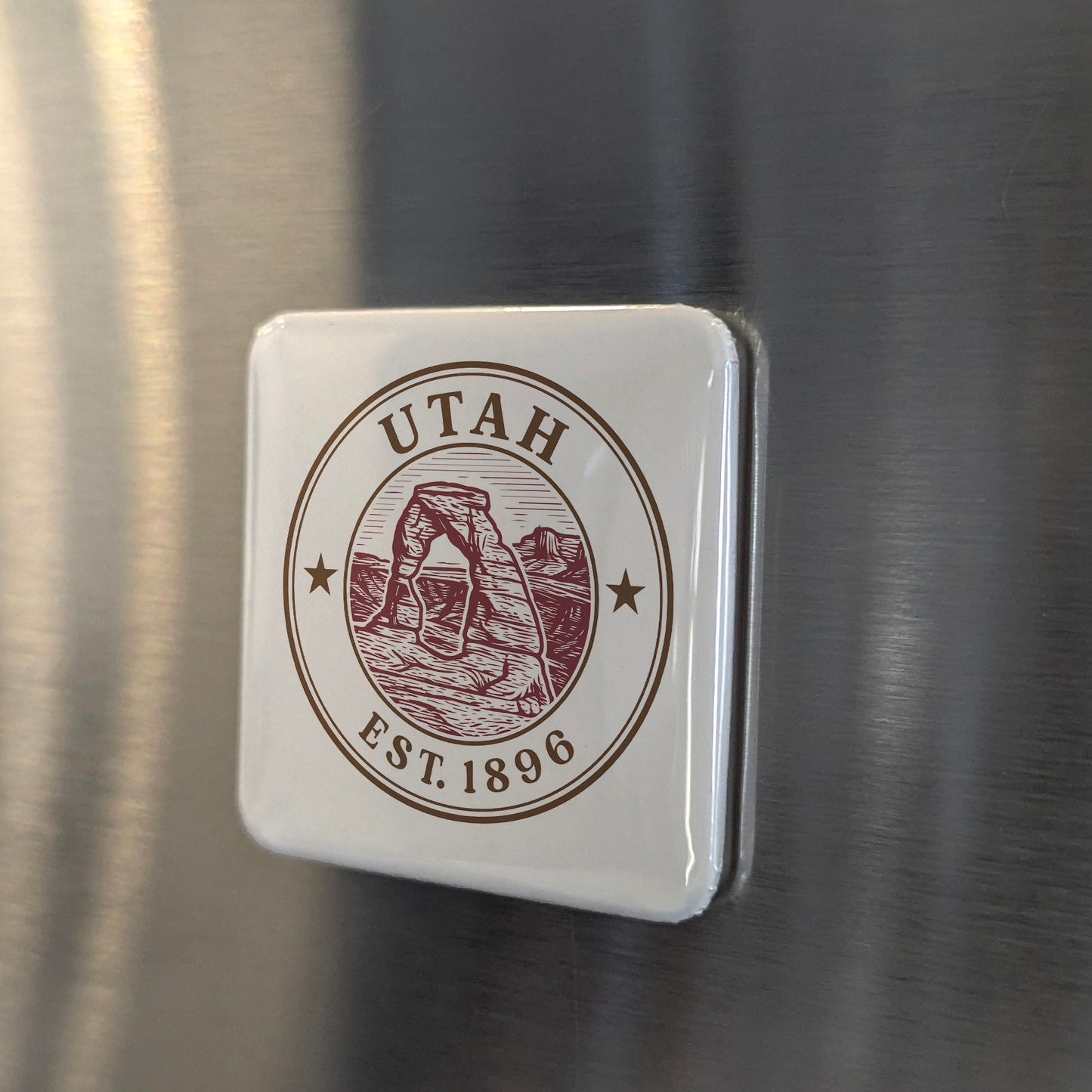 Utah Magnet | The Beehive State | 2×2 | Made in Canada - PhiloPerse