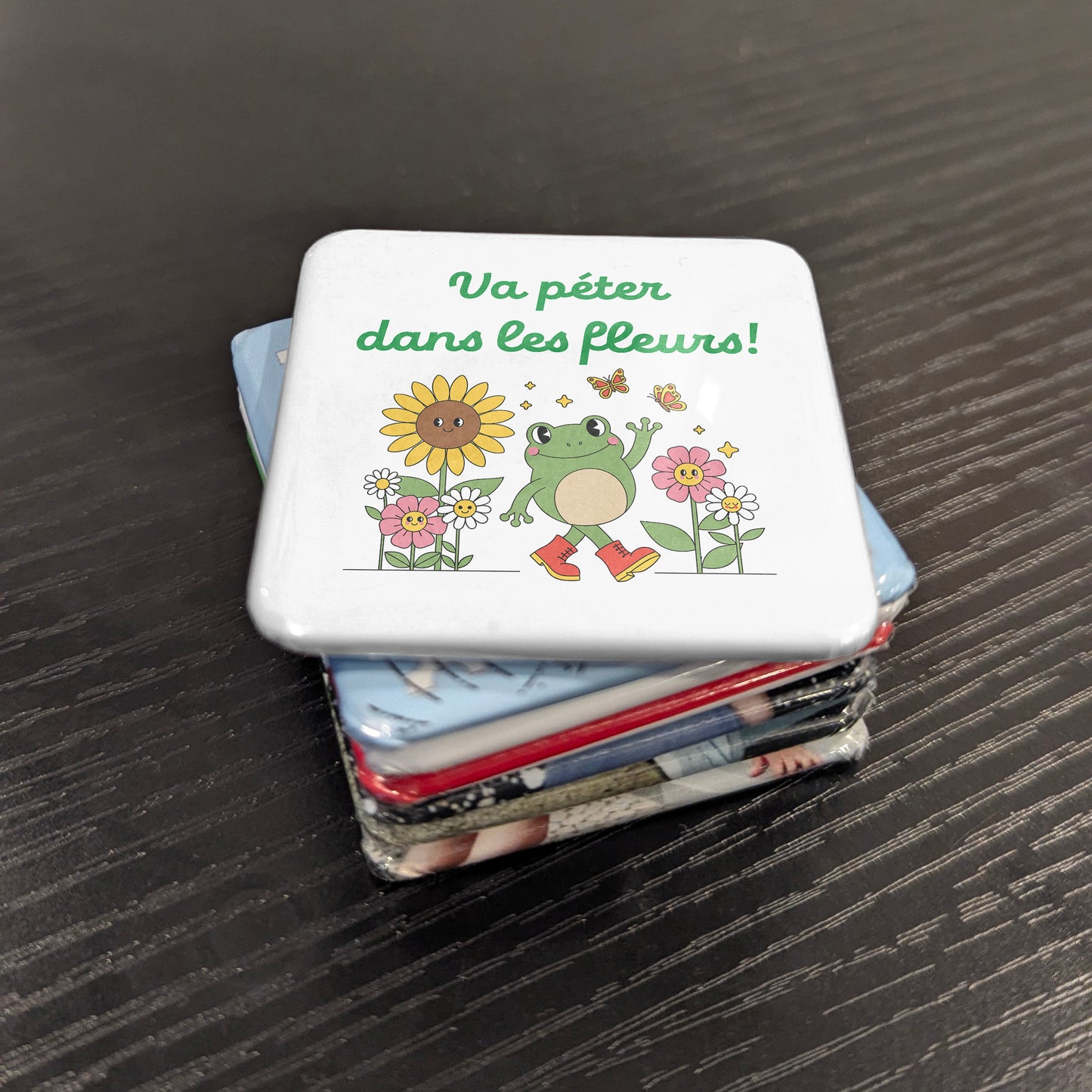 Va péter dans les fleurs! Fridge Magnet - PhiloPerse