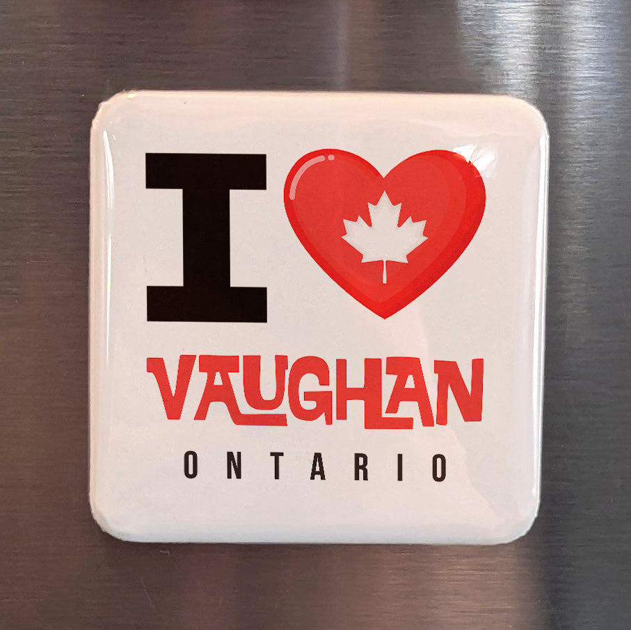 Vaughan Ontario Magnet | Canada's Wonderland City of York Region | 2x2 | Made in Canada - PhiloPerse