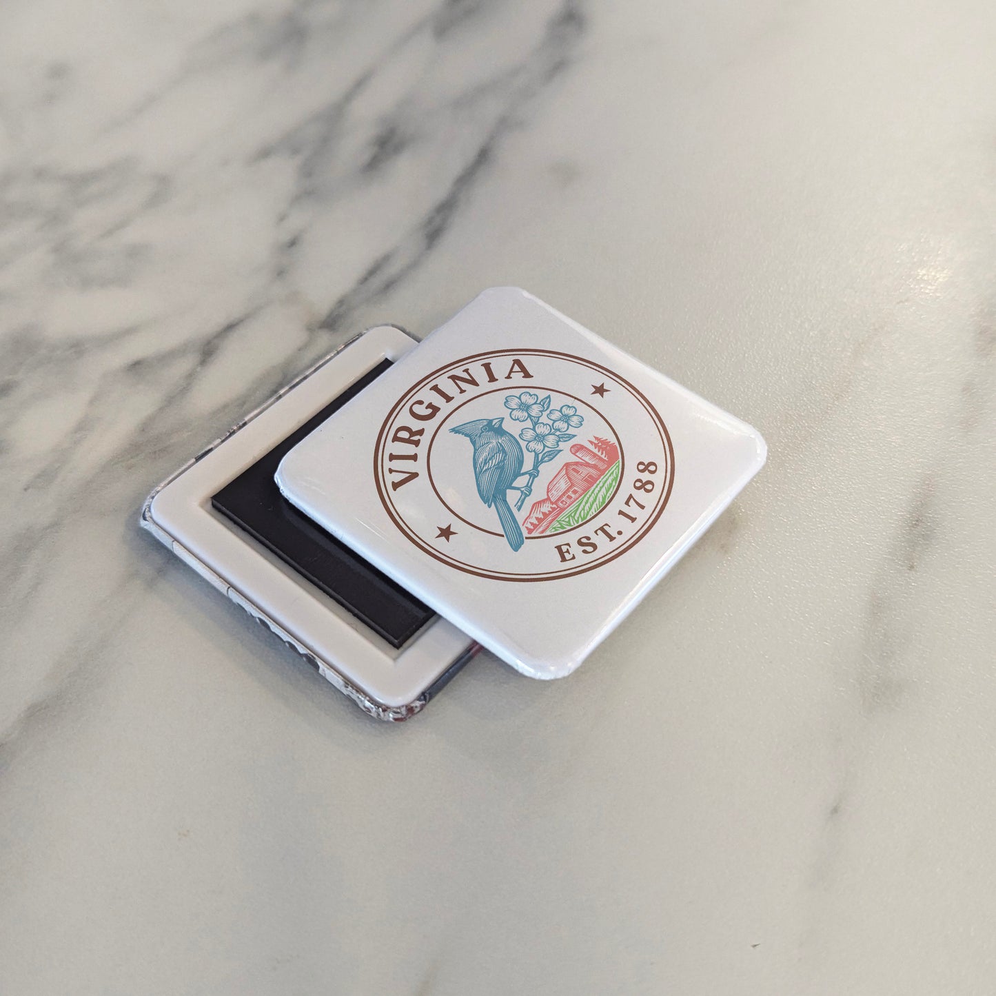 Virginia Magnet | The Old Dominion | 2×2 | Made in Canada - PhiloPerse