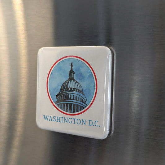 Washington DC Magnet | Nation's Capital | 2×2 | Made in Canada - PhiloPerse