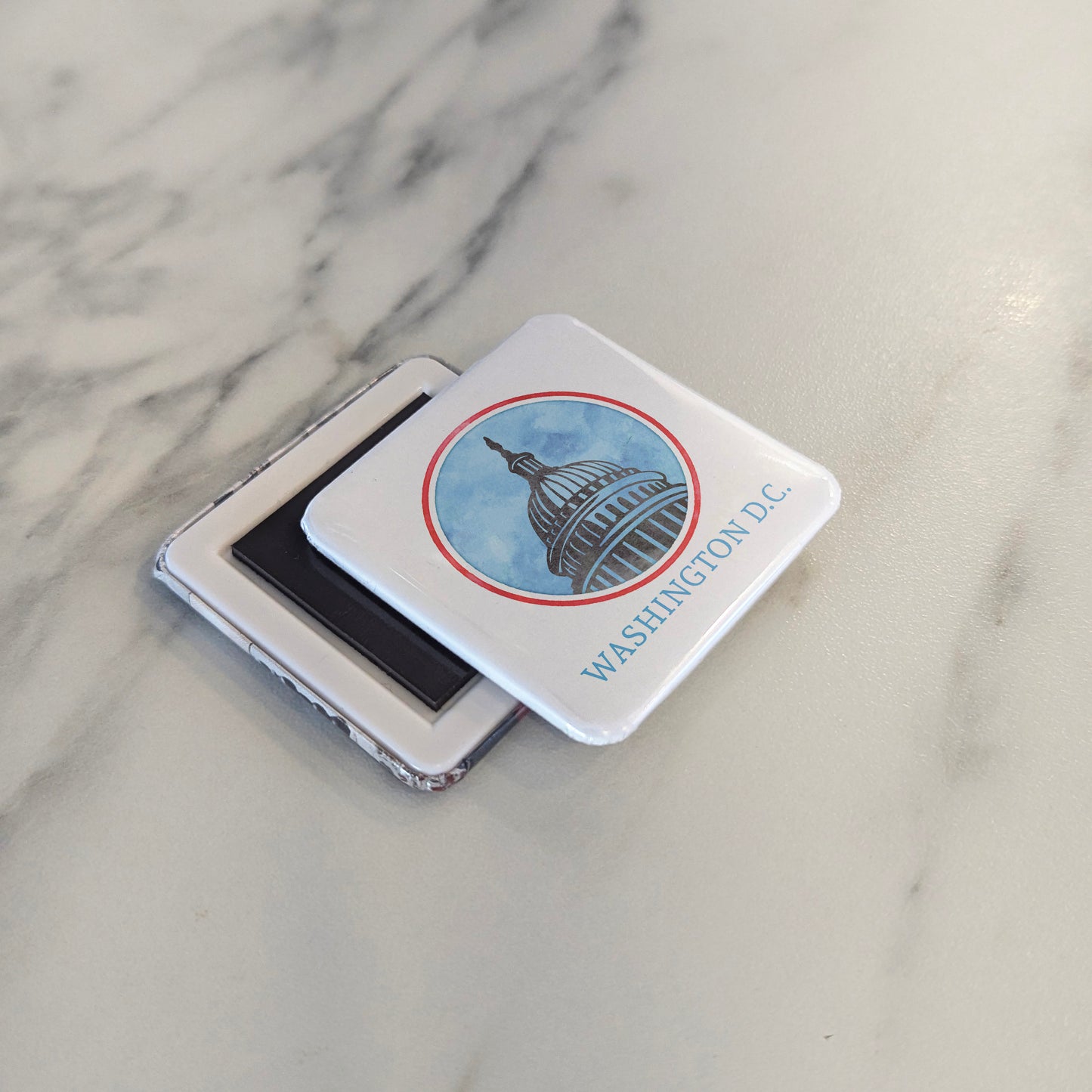 Washington DC Magnet | Nation's Capital | 2×2 | Made in Canada - PhiloPerse