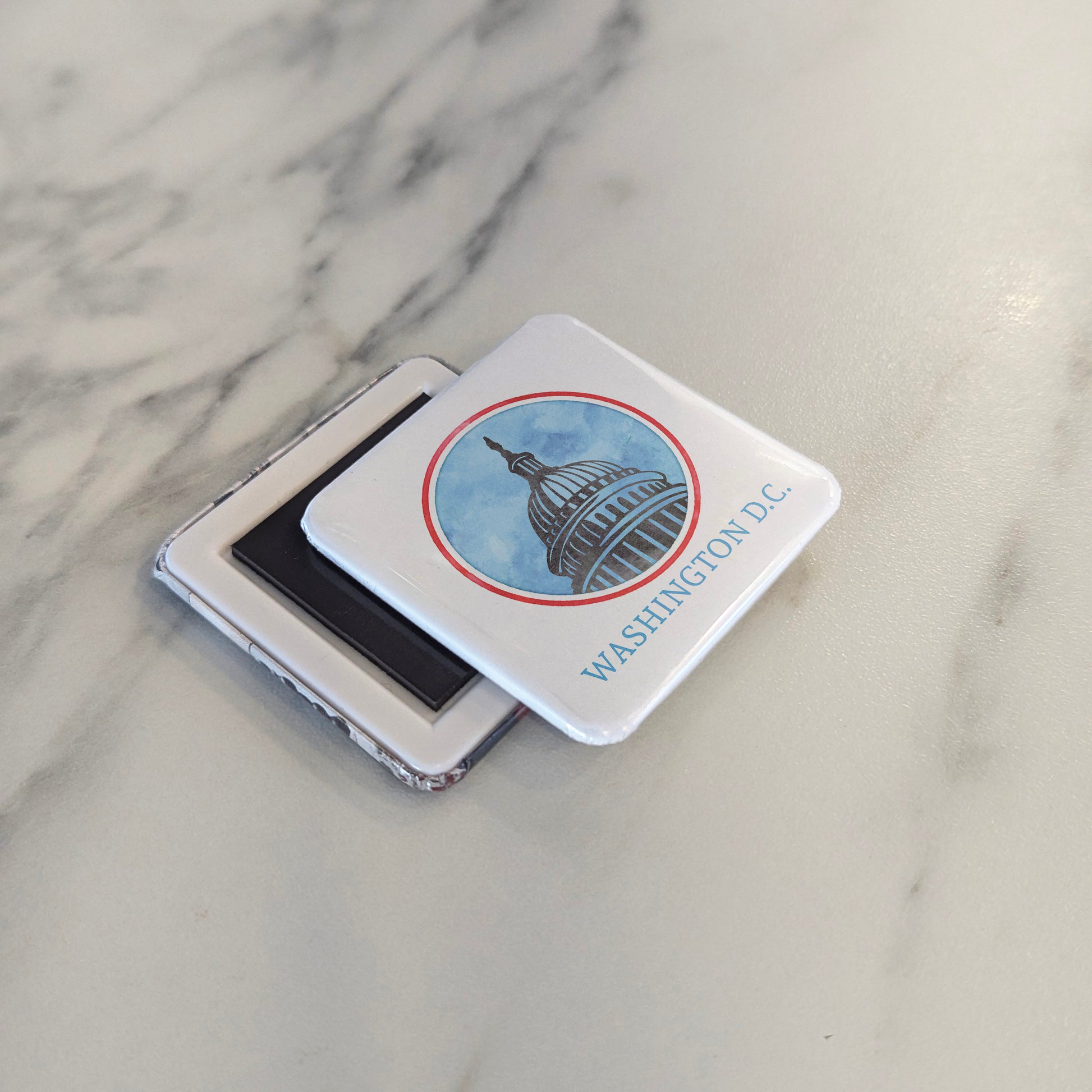 Washington DC Magnet | Nation's Capital | 2×2 | Made in Canada - PhiloPerse