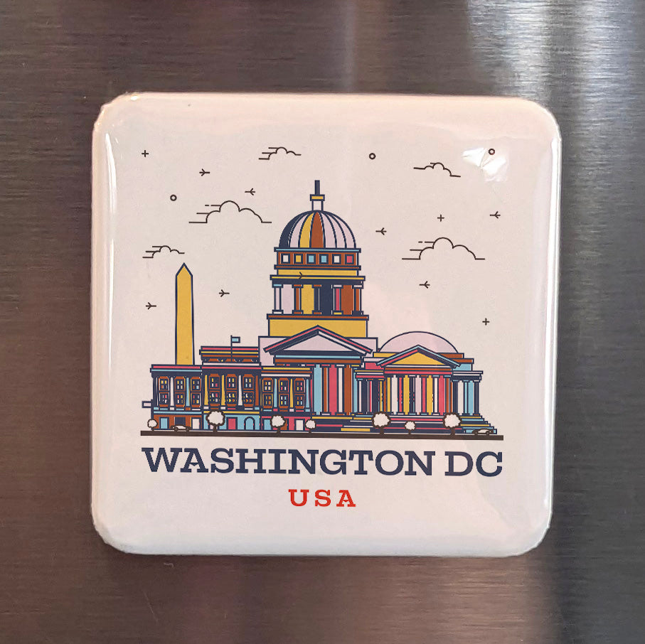 Washington DC Magnet |  | 2×2 | Made in Canada (Copy) - PhiloPerse
