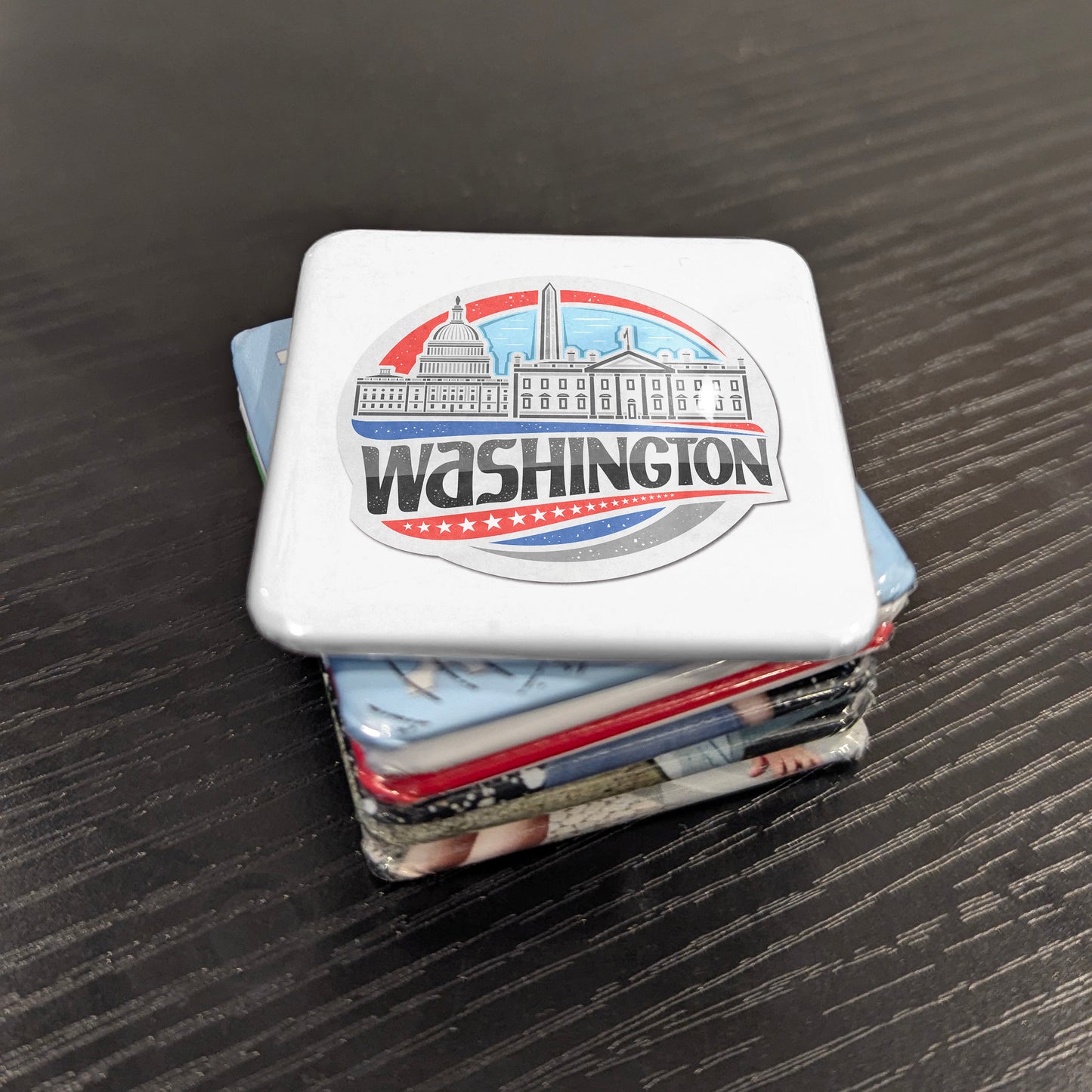 Washington DC Magnet | Capitol White House Monument | 2×2 | Made in Canada - PhiloPerse