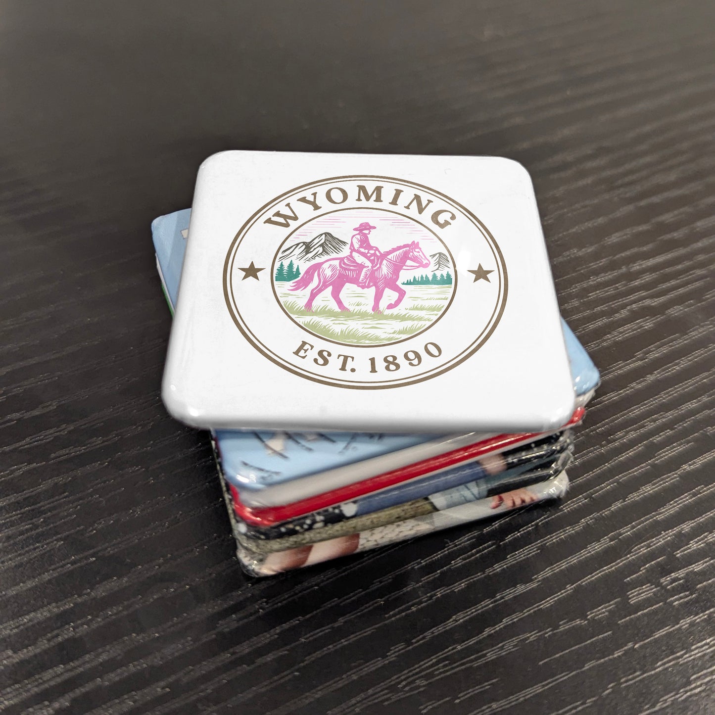 Wyoming Magnet | The Equality State | 2×2 | Made in Canada - PhiloPerse