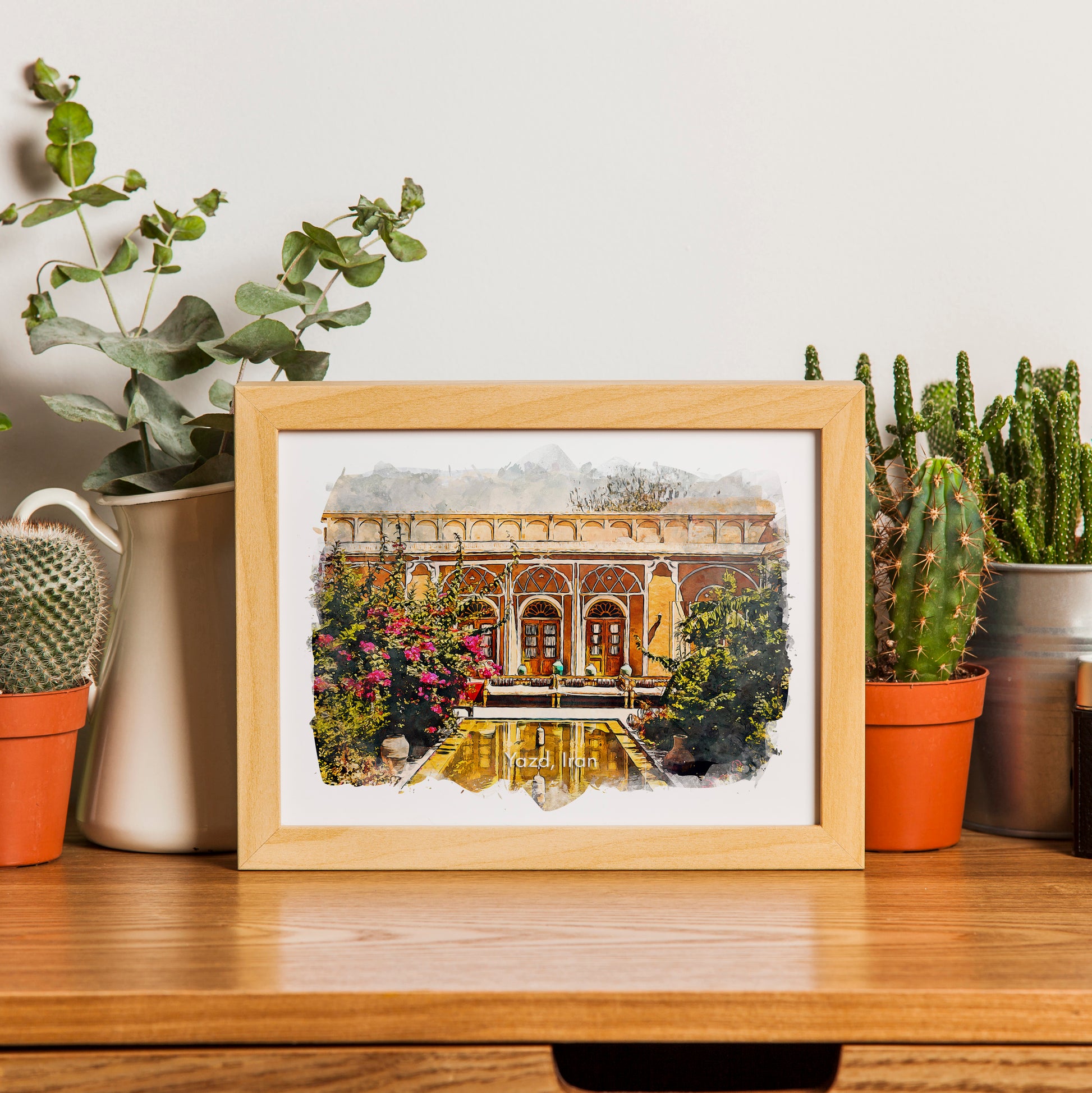 Yazd Traditional House, Iran, Art Print | 8×10 | Made in Canada - PhiloPerse