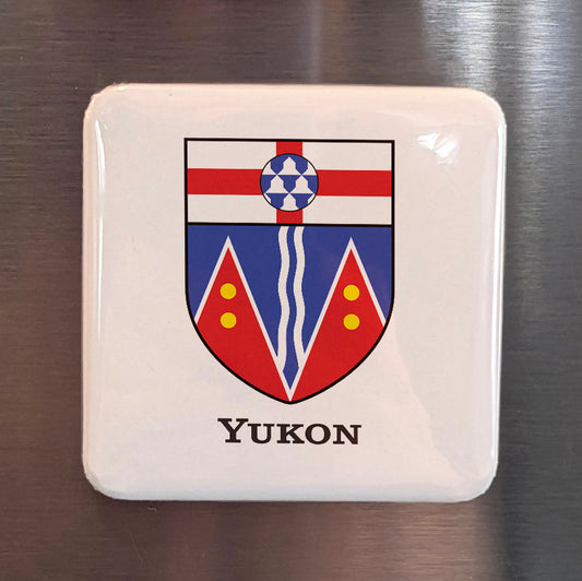 Yukon Coat of Arms Fridge Magnet - PhiloPerse