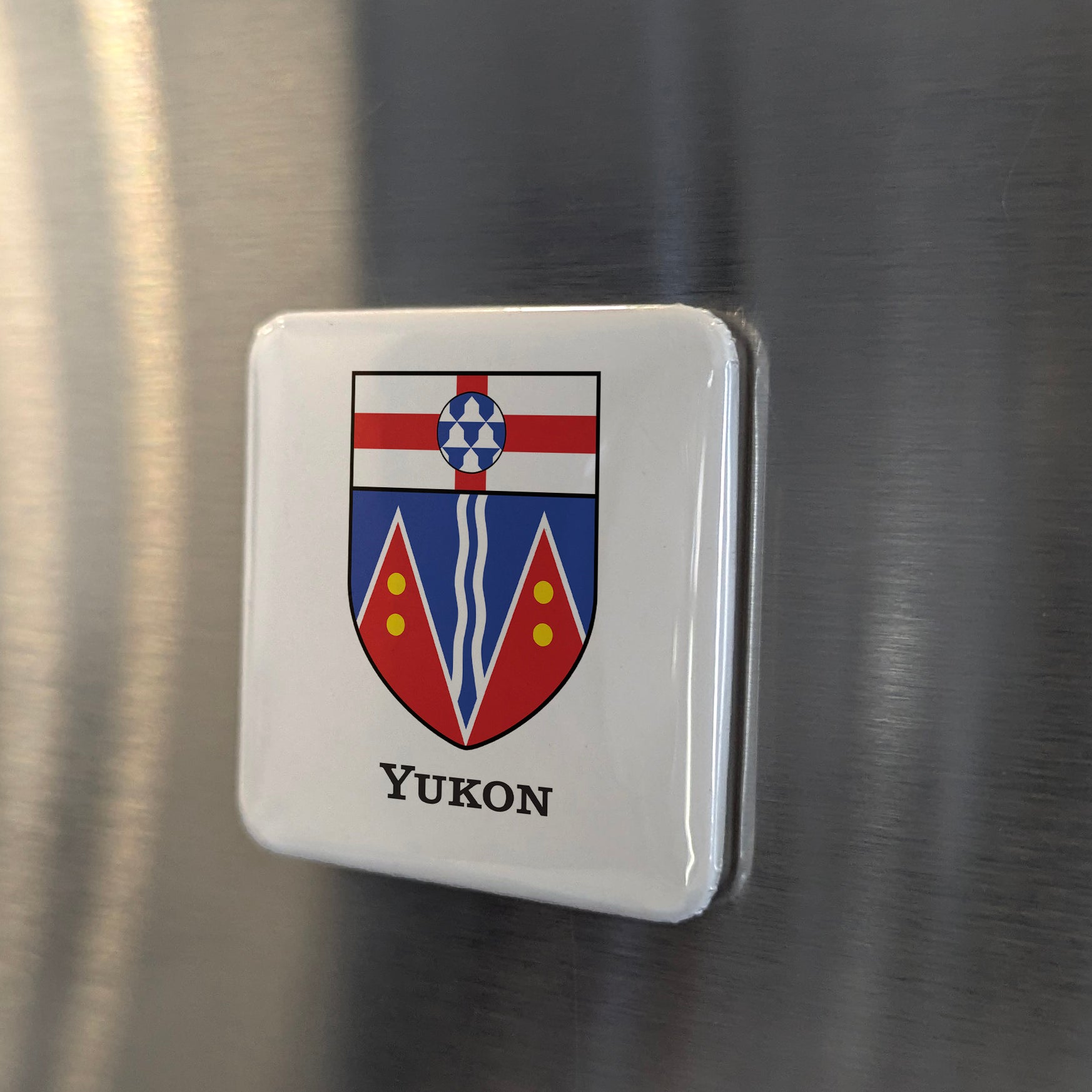 Yukon Coat of Arms Fridge Magnet - PhiloPerse