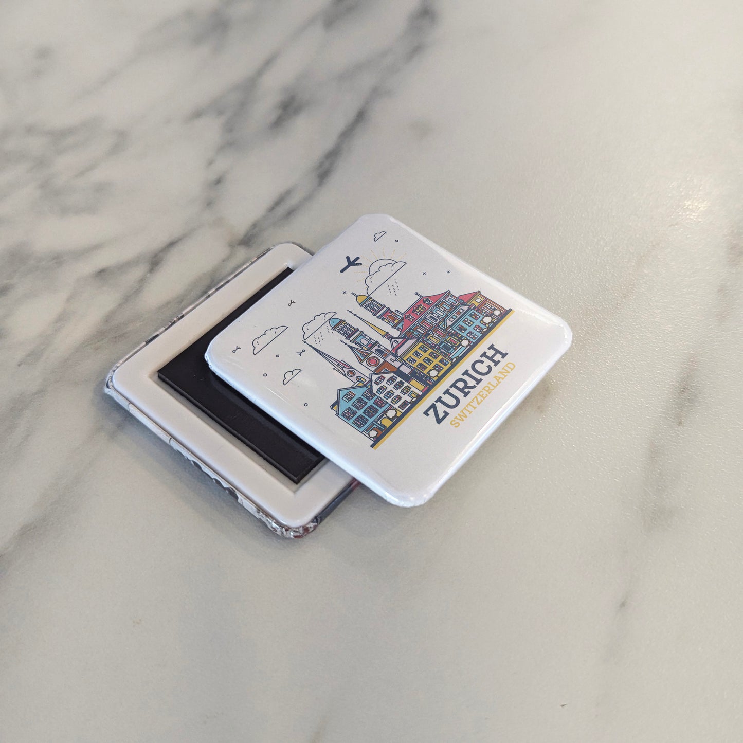 Zurich Magnet | Switzerland | 2×2 | Made in Canada - PhiloPerse
