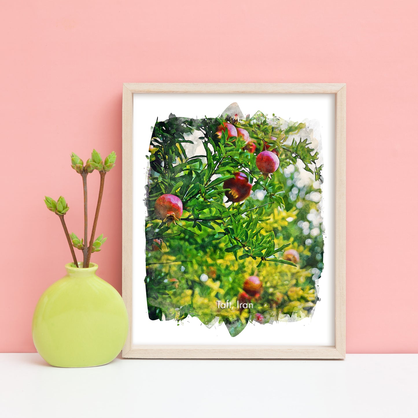 Taft Pomegranate Orchard, Iran, Art Print | 8×10 | Made in Canada - PhiloPerse