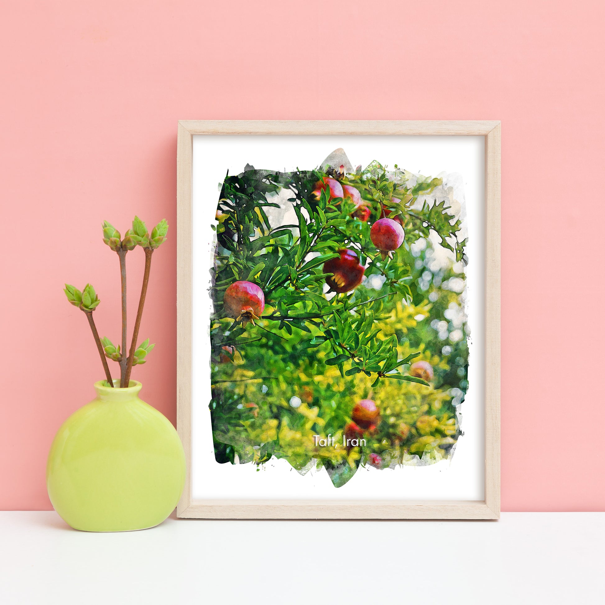 Taft Pomegranate Orchard, Iran, Art Print | 8×10 | Made in Canada - PhiloPerse